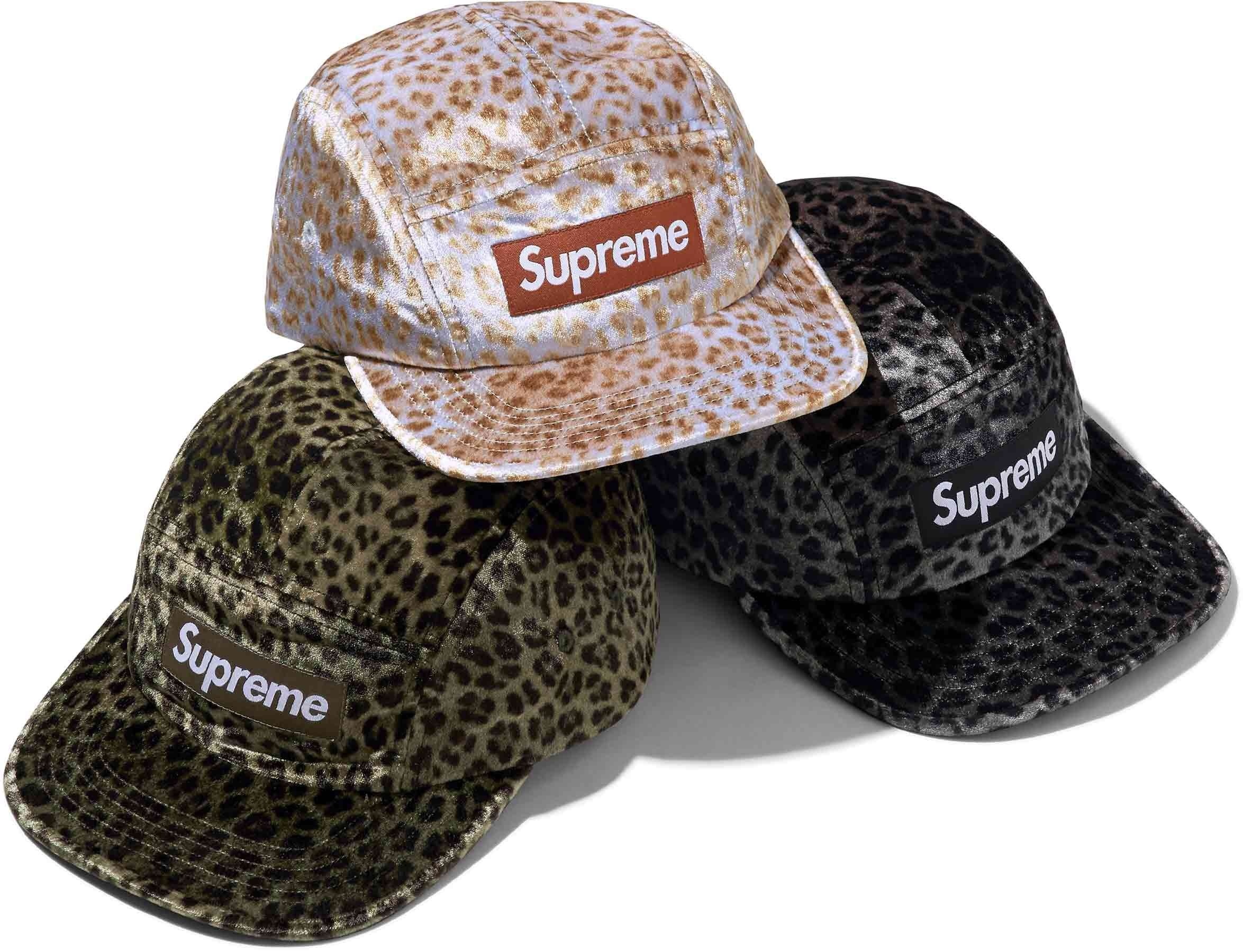 Leopard Velvet Camp Cap view 2